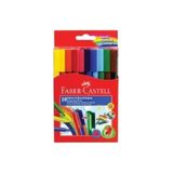 Faber-Castell Faber Castell Keçeli Kalem 10 Renk - -- - KEÇELİ KALEM - 10LU