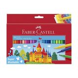 Faber-Castell Faber Castell Keçeli Kalem 50 Renk Süper Yıkanabilir