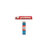 Faber Castell Faber-castell Kurşun Kalem Köşeli Mercanlı - 12 Adet 12 Adet Kırmızı Kopya Kalemi