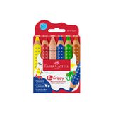 Faber Castell Faber-Castell Kuru Boya Kalemi Grippy 6 Renk 5171110630000