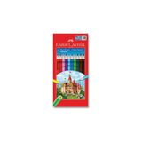 Faber Castell Faber-Castell Kuru Boya Kalemi Red Line Karton Kutu Tam Boy 12 Li 5171 116312