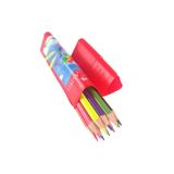 Faber Castell Faber-Castell Kuru Boya Kalemi Tam Boy Üçgen Plastik Tüp 12 Renk 5171 113313