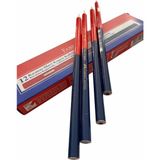 Faber-Castell Faber Castell Mavi Kırmızı Kurşun Kalem 12 Adet