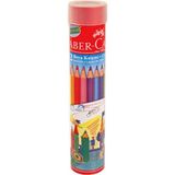Faber-Castell Faber Castell Metal Tüpte 12'li Kuru Boya Seti Kalemtraş Hediyeli