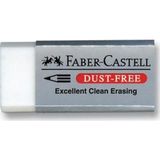 Faber Castell Faber-Castell Öğrenci Silgisi Dust Free Beyaz 18 71 30 (30 Lu Paket)