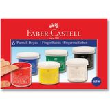 Faber-Castell Faber Castell Parmak Boyası 25ml x 6 Renk