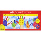 Faber Castell FABER-CASTELL PARMAK BOYASI 6 RENKx45ml (160422)