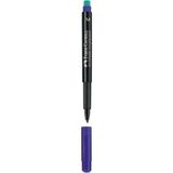Faber-Castell Faber Castell Permanent Asetat Kalem Mavi (M) 10'lu Kutu