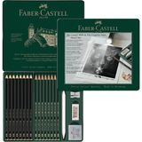 Faber-Castell Faber Castell Pitt Graphite Matt Dereceli Kalem Eskiz Çizim Seti 20 Parça