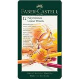 Faber-Castell Faber Castell POLYCHROMOS Kuru Boya Kalemi 12 Renk