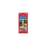 Faber-Castell Faber Castell Red Line Sulu Boya, 12 Renk, Büyük Boy, Canlı Renkler - 1 Adet - Renkli