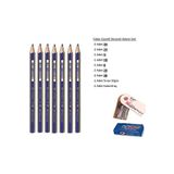 Faber Castell Faber-castell Resim Kalemi Faber Dereceli Kalem Seti Karakalem Seti 3h 2h Hb B 2b 3b Set