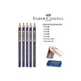 Faber Castell Faber-castell Resim Kalemi Faber Dereceli Kalem Seti Karakalem Seti Hb 2h 4h 6h 8h 5'li Set