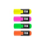 Faber Castell Faber-Castell Textliner Fosforlu Kalem Mini Yeşil + Pembe + Turuncu + Sarı