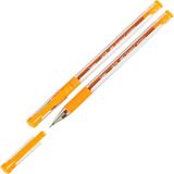 Faber Castell Faber-Castell Tükenmez Kalem İğne Uç Turuncu 1425 (10 Lu Paket)