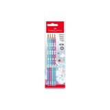 Faber Castell Faber-Castell Unicorn Desenli 2B Kurşun Kalem, 12 Adet, Pastel Renkli FC78547