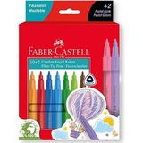 Faber-Castell Faber Comfort Keçeli Kalem 10+2 Pastel Renk 5062000013000