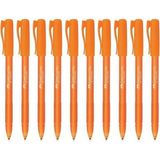 Faber-Castell Faber Cx Colour Renkli Tükenmez Kalem Turuncu 10'lu