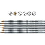 Faber-Castell Faber Grip 2001 Dereceli Resim Kalemi 2b 6'lı