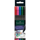 Faber-Castell Faber Grip Keçeli Kalem Klasik Renk 5’li Set 2022 Ergonomik Tasarım