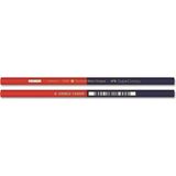 Faber-Castell Faber Mavi-Kırmızı Renkli Kurşun Kalem (1131430000) - Çok Renkli