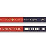 Faber-Castell Faber Mavi-Kırmızı Renkli Kurşun Kalem (1131430000)