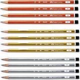 Faber-Castell Fabercastell Metalik Mercanlı 2b Kurşun KALEM12 Adet