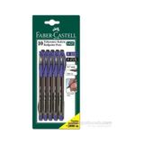 Faber Castell Fc 1425 2 Renk Tükenmez -5 Siyah 5 Mavi 10'lu (5500142510) Tk.k 8690826101108