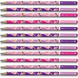 Faber-Castell Flamingo 2b Yuvarlak Kurşun Kalem 12'li - 12 Adet - Karışık