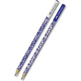 Faber-Castell Floral Desenli Kurşun Kalem 12 Adet Ahşap Malzeme ile 3+ Yaş İçin Uygun