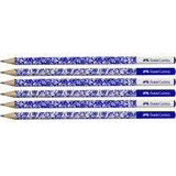 Faber-Castell Floral Yuvarlak Kurşun Kalem 6'lı
