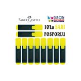 Faber Castell Fosforlu Kalem 10'lu Set, Sarı