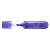 Faber Castell Fosforlu Kalem 1546 Şeffaf Gövde Mor - 10 Adet