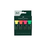 Faber-Castell Fosforlu Kalem 3+1 254831 - Renkli