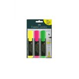 Faber-Castell Fosforlu Kalem 3'lü Blister Sarı Pembe Yeşil 5508150728