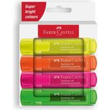 faber-castell fosforlu kalem 4 renk şeffaf gövde 5030254644000 - Yok