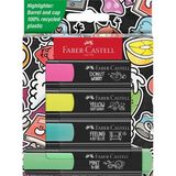 faber-castell fosforlu kalem (ışaret kalermi) graffiti textliner 4 renk - Yok