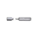 Faber-Castell Fosforlu Kalem Metalik Gümüş (10 Lu Paket) 5030154661
