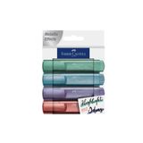 Faber Castell Fosforlu Kalem Metalik Renk 4 Lü Pk 154624