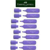 Faber-Castell Fosforlu Kalem Pastel Renkler 8li Lila Rengi