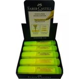 Faber-Castell Fosforlu Kalem Şeffaf Gövde Sarı 1546 (10 Lu Paket)