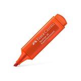 Faber Castell Fosforlu Kalem, Şeffaf Gövde, Turuncu, 5.2-1 mm Çizgi Genişliği