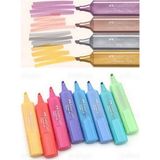 Faber-Castell Fosforlu Kalem Seti 12 Parça Renkli ve Metalik Seçeneklerle