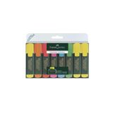 Faber Castell Fosforlu Kalem Seti, 8 Renk, Yeniden Doldurulabilir, Karışık