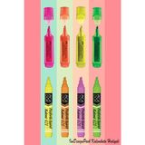 Faber-Castell Fosforlu Kalem Seti 'ınn Faber ve Picador 8 Renkli