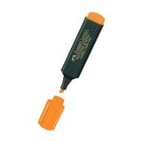 Faber Castell Fosforlu Kalem, Turuncu, 10'lu Paket, 5-2-1 mm Çizgi Genişliği