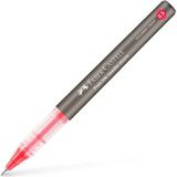 Faber-Castell Free Ink Roller Kalem 0.5, Kırmızı, Silinmez Kalıcı Mürekkep, Iğne Uçlu, Akı - Çok Renkli