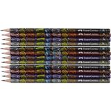 Faber-Castell Gamer Kurşun Kalem 2B 12 Adet Yumuşak Yazım Özelliği ile Eğlenceli