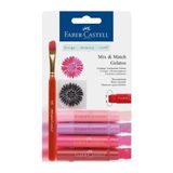 Faber-Castell Gelato 121802 Kırmızı Tonlar 4'lü Mum Boya