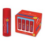 Faber-Castell Glue Stick 40 gr Kırmızı Yapıştırıcı Kutu İçinde Yıkanabilir ve Solvent İçermez